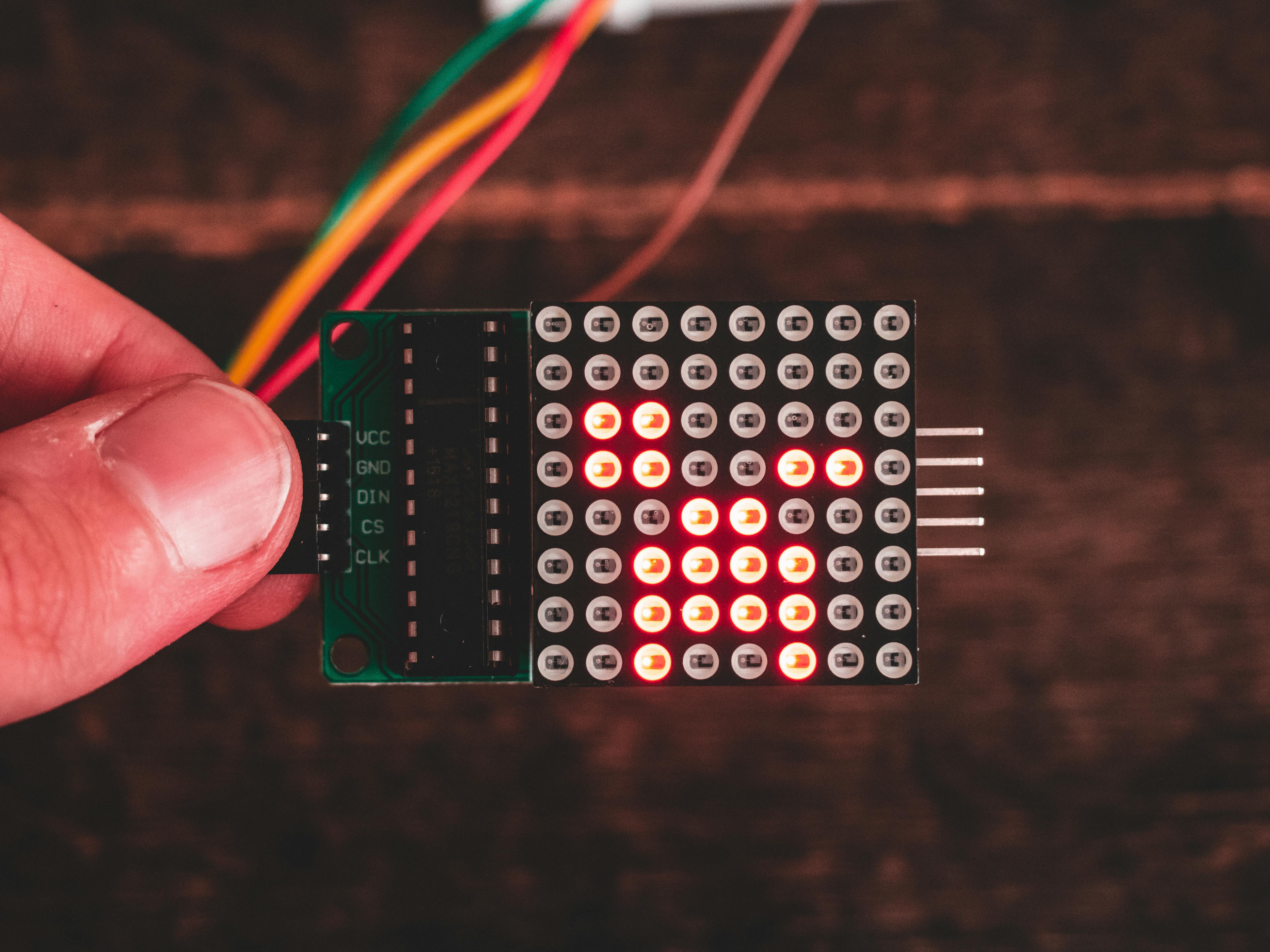60 x 60mm RGB 64 LED 5mm 8x8 Dot// Punkt Matrix Array GTM2088ARGB Arduino